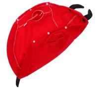 Three-dimensional Devil Costume for Small Dogs, Red Plush Outfit | Button Closure, Funny Devil-shaped Design, Easy Dressing, Suitable for PET Photography, Parades and Daily Wear