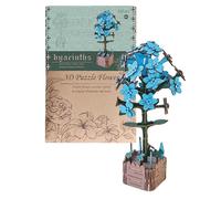 Three-Dimensional Flower Model Kit for Kids, Kids, Home Decoration, Craft Hobby, Relaxation, Display on Shelf and Table Centerpiece