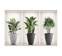 Three Dimensional Greenery Wall Decals Perfect for Creating a Relaxing Ambiance