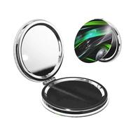 Three-Dimensional line Pocket Makeup Mirror,Small Portable Wallet Mirror, Perfect for Travel, Everyday Use