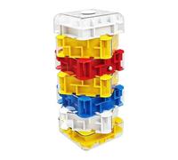 Three-dimensional Maze Ball, With Interactive Labyrinth Challenge, 5.7x12.2cm, Educational Puzzle Toy, Brain Teaser Cube, Portable Handheld Game, For Boys Girls Home School Travel Classroom Party