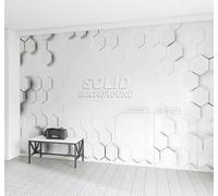 Three Dimensional Minimalist Geometric Hexagonal High Tech 3D Wallpaper Easy Install Feature Office Living Room Sofa Bedroom TV Background Wall Decoration-150cm×105cm