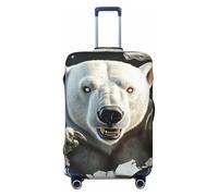 Three-Dimensional Polar Bear Elastic Travel Luggage Cover Suitcase Protector, Print Suitcase Baggage Cover Anti-Scratch