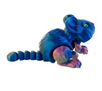 Three-Dimensional Printed - Moving Figures Three-Dimensional Printed Animal Figure, Exquisite Moving | Cute Hamster Fidget Toy, Desk Toy for Christmas, Thanksgiving