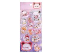 Three-dimensional stickers for children, decoration for notebooks, skateboard stickers, for teenagers, adults, planners, diaries, scrapbooks, computers, laptops