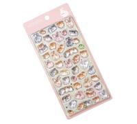 Three-dimensional Stickers for Scrapbooking | Decal in with Cartoon Animals, Stickers for Laptops - for Children Class Diary School Diary Scrapbook Diary Suitcase Phone Case
