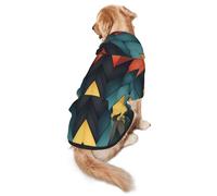 Three-Dimensional Stripes Dog Hoodie â€“ Soft & Breathable Polyester Pet Clothes for Medium, and Large Dogs
