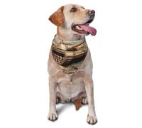 Three-Dimensional Tank Printed Graphic Pet Triangle Scarf For Dogs & Cats, Adjustable Cute Pet Bandana For & Photo Shoots