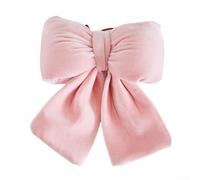 Three Dimensional Velvet Bow For Christmas Tree And Wreath Decoration, Designed To Enhance Festive Holiday Displays(Pink bow (middle))