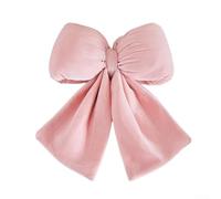 Three Dimensional Velvet Bow For Christmas Tree And Wreath Decoration, Designed To Enhance Festive Holiday Displays(Pink bow (large))