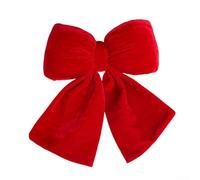 Three Dimensional Velvet Bow For Christmas Tree And Wreath Decoration, Designed To Enhance Festive Holiday Displays(red large)