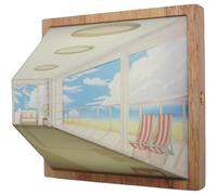 Three-Dimensional Visual Effect LED Lights, Vision Night Light, Children's Room Night Lights, Vision Picture Frame Night Lamp, Picture Frame Night