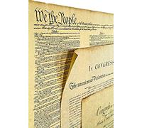 Three Documents of Freedom Constitution, Declaration of Independence, Bill of Rights