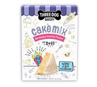 Three Dog Bakery Ultimate Celebration Cake Mix - Easy DIY Dog Birthday Cake Mix for Puppies & Dogs, Birthday Dog Treats for Dog Parties