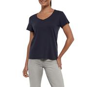 Three Dots Women's Short Sleeve Top, Navy, XS