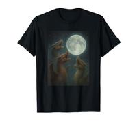 Three Dragons Howling at The Moon Vintage T-Shirt