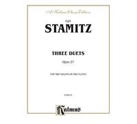 Three Duets, Op. 27: Kalmus Edition