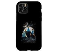 Three Eagles Howling At The Moon Funny Parody Eagle Case for iPhone 11 Pro