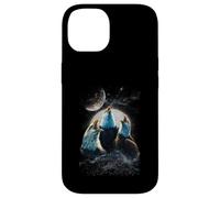Three Eagles Howling At The Moon Funny Parody Eagle Case for iPhone 14