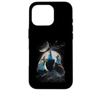 Three Eagles Howling At The Moon Funny Parody Eagle Case for iPhone 16 Pro