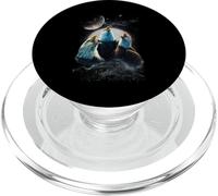 Three Eagles Howling At The Moon Funny Parody Eagle PopSockets PopGrip for MagSafe