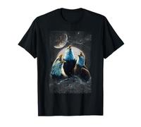 Three Eagles Howling At The Moon Funny Parody Eagle T-Shirt