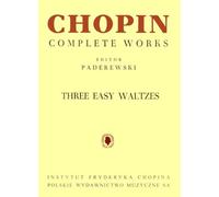 Three Easy Waltzes, CWS. Piano Solo.