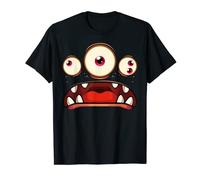 Three Eyed Monster Lazy Halloween Costume Scary Eyeball T-Shirt