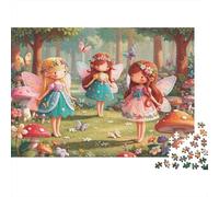 Three Fairy Spirits 1000 Piece Jigsaw Puzzle,Premium Cardboard,Adults & Kids 14+,Impossible Challenge,Educational Toy,Home Wall Decor,Gift Idea,Stress Relief 70x50cm