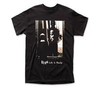 Three Feather Korn Life is Peachy Black Men's Cotton Unisex T Shirt Album S 5XL Retro Print S Black S