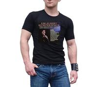 Three Feather Men s Engelbert Humperdinck Greatest Hits Black Cotton T ShirtTee Black XL