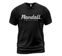 Three Feather Randall Amplifiers Logo Men's Black T Shirt Size S 3XL Black M