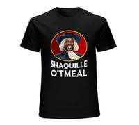 Three Feather Shaquille O'Tmeal Men's Casual Shirt Black L