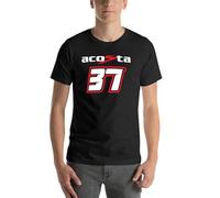 Three Feather Tian Hong Xing Pedro Acosta Number 37 T Shirt T Shirt Short T Shirt for a boy Funny Black S