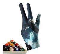 Three Fingers Billiard Gloves | 3 Finger Pool Mittens - Elastic Breathable Billiard Gloves for Cyclists Golfers Athletes Men Women Mom Dad Teens