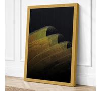 Three Fish in Silence Japandi Canvas Wall Art Print 30x20 Inch | Ready to Hang, Gallery Wrapped, Fade-Resistant Inks, Securely Packaged, UK Made