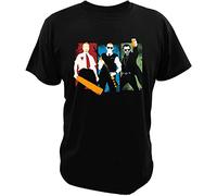 Three Flavours Cornetto Trilogy T Shirt Shaun of The Dead Men Cotton T-Shirt Hot Fuzz Tops The World's End Tshirt Tees Black 3XL