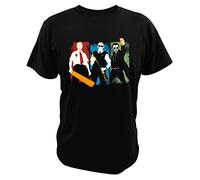 Three Flavours Cornetto Trilogy T Shirt Shaun of The Dead Men Cotton T-Shirt Hot Fuzz Tops The World's End Tshirt Tees Black L