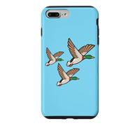 Three Flying Ducks 3 Mallards Retro Kitsch Wall Art Case for iPhone 7 Plus/8 Plus
