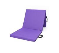 Three-Fold Exercise Mat with Carrying Handles Thick Three-Fold Exercise Mat Easy to Carry for Mindful Stretching, color to 1, 180 60 5cm