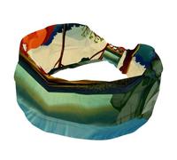 Three Foxes over the River Women’s Headbands Elastic Wide Turban Headband Soft Head Bands Non Slip Hairband for Yoga Workout Sport Running