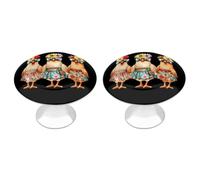 Three French Hens Drawer Knobs Cabinet Handle Drawer Pulls