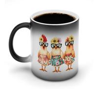 Three French Hens Magic Coffee Mug Color Changing Cup