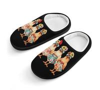 Three French Hens Slippers Warm House Shoes Home Travel Spa Hotel Slipper Boys Girls 34