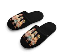 Three French Hens Unisex Slippers Warm House Shoes Indoor Slipper Boys And Girls