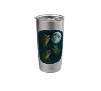 Three Frogs Howling at The Moon 3 Frog Moon Stainless Steel Insulated Tumbler