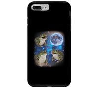 Three Frogs Howling At The Moon Weird Meme Frog Case for iPhone 7 Plus/8 Plus
