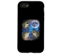Three Frogs Howling At The Moon Weird Meme Frog Case for iPhone SE (2020) / 7/8