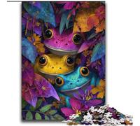 Three Frogs Jigsaws Puzzles 2000 Pieces for Adults Gifts, Suitable for Ages 14 And Up Family Fun It Is Ideal As A Gift for The Whole Family (70x100cm)