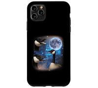 Three Geese Howling At The Moon Weird Meme Goose Case for iPhone 11 Pro Max
